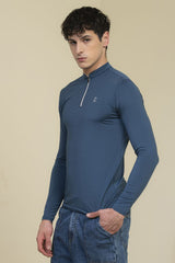 Full Sleeve Zipper Tshirt