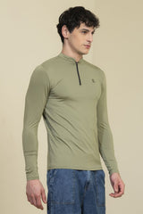 Full Sleeve Zipper Tshirt