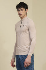 Full Sleeve Zipper Tshirt