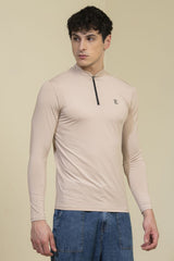 Full Sleeve Zipper Tshirt