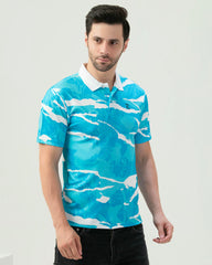 Printed Polo T-Shirt