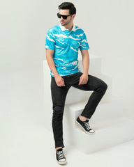 Printed Polo T-Shirt