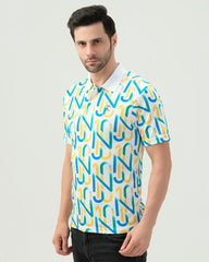 Printed Polo T-Shirt