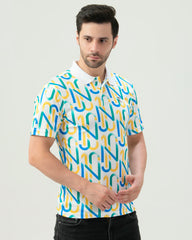 Printed Polo T-Shirt