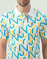 Printed Polo T-Shirt